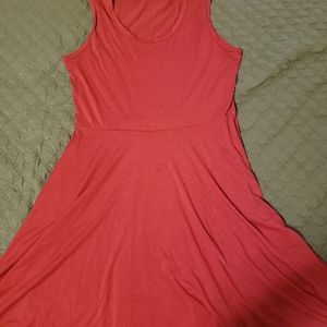 Lularoe Nikki Dress Bright Pink XL